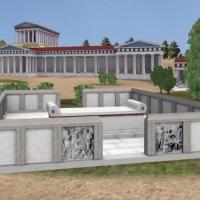Agora antique autel des 12 dieux01