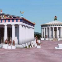 Tholos et temple d asclepios 02